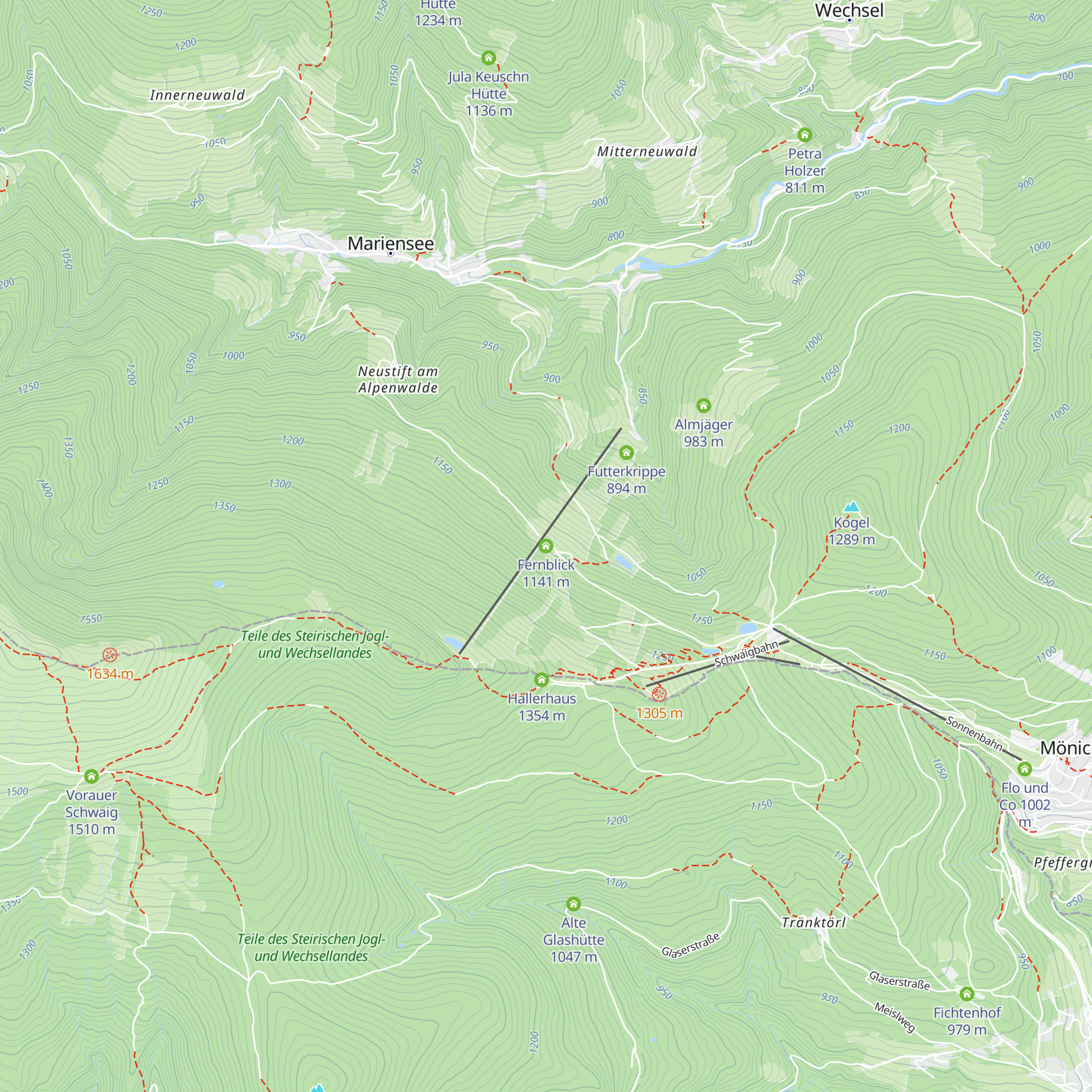 Fernblick map
