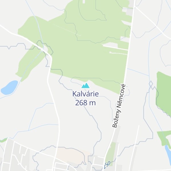 Map of Kalvárie