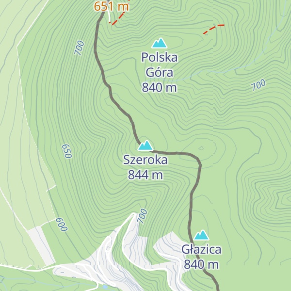 Map of Szeroka