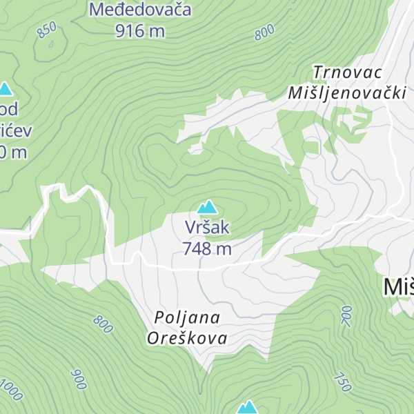 Map of Vršak