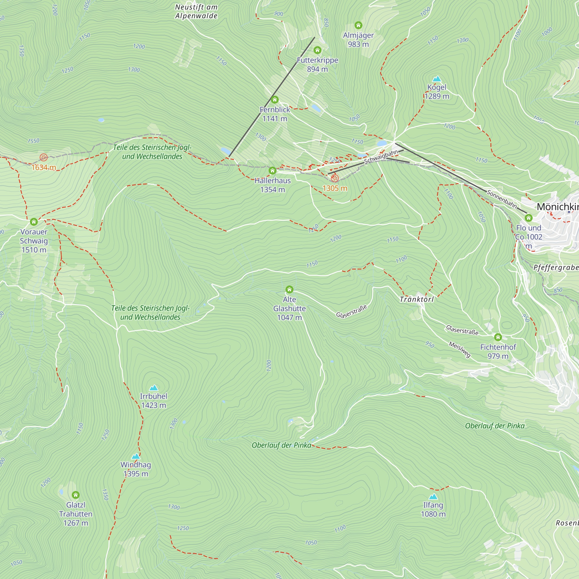 Alte Glashütte map