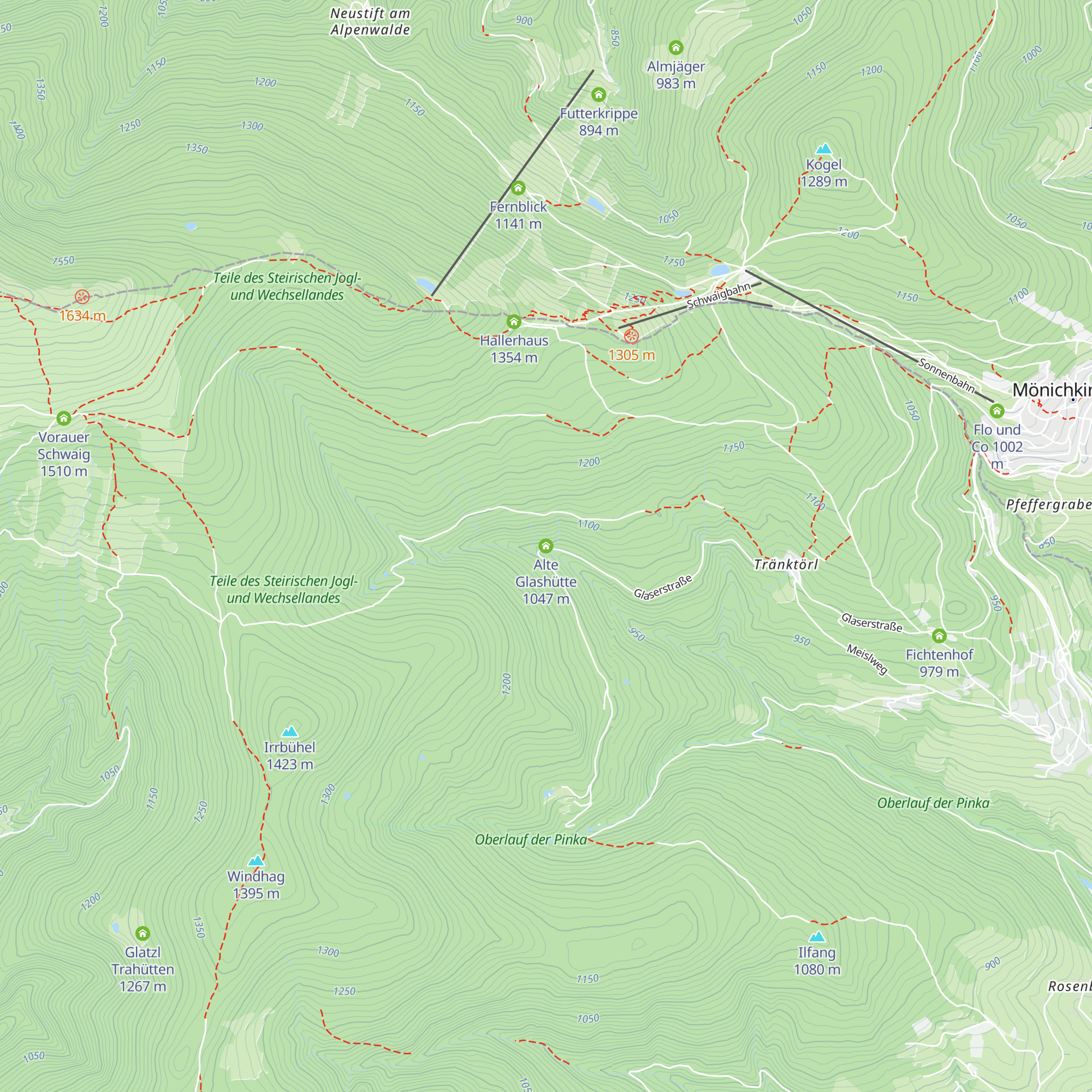 Alte Glashütte map