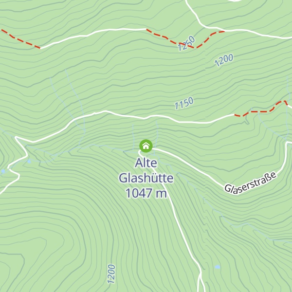 Map of Alte Glashütte