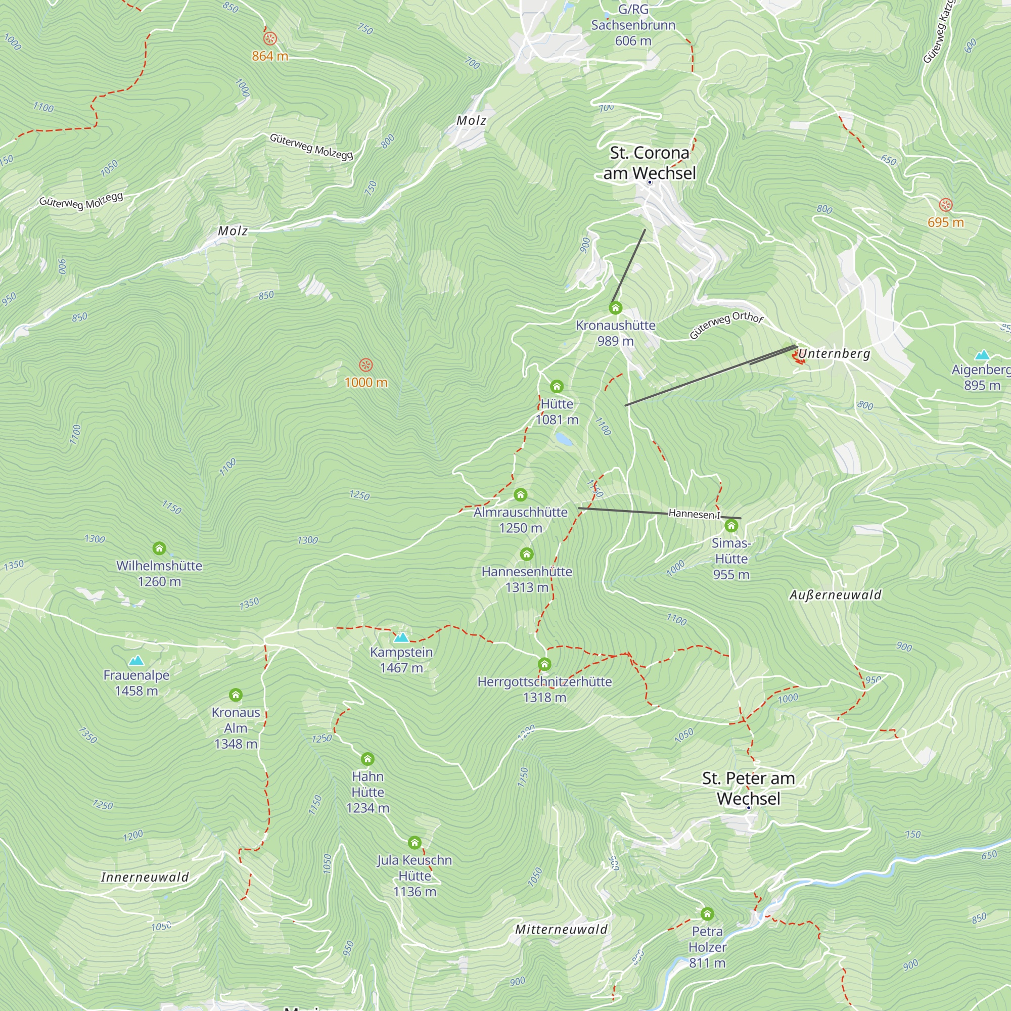 Clubhaus map