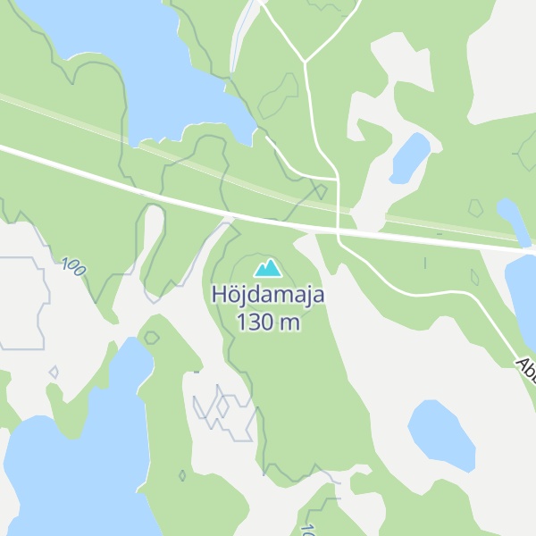 Map of Höjdamaja