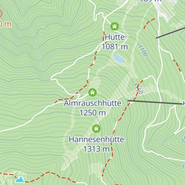 Map of Almrauschhütte