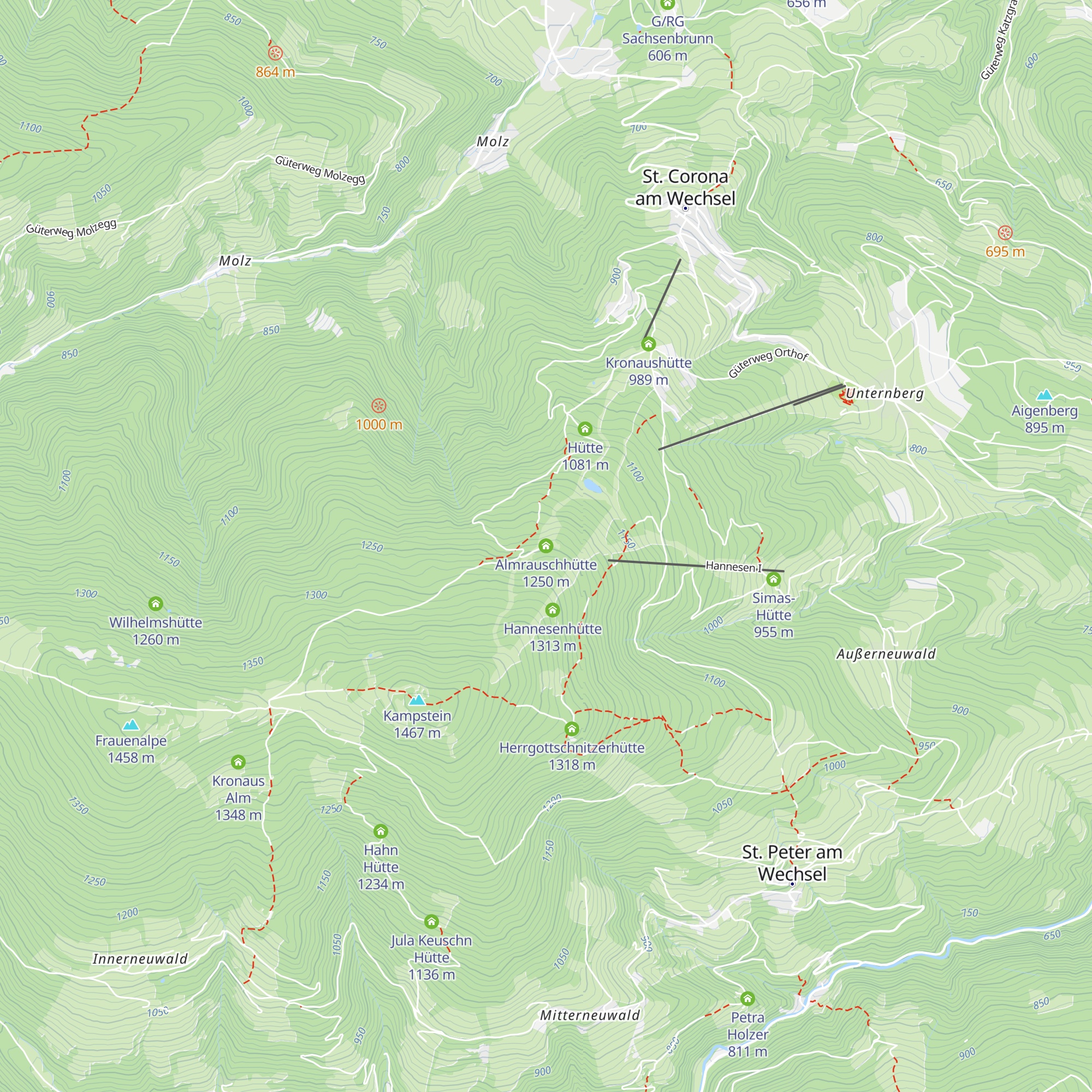 Almrauschhütte map