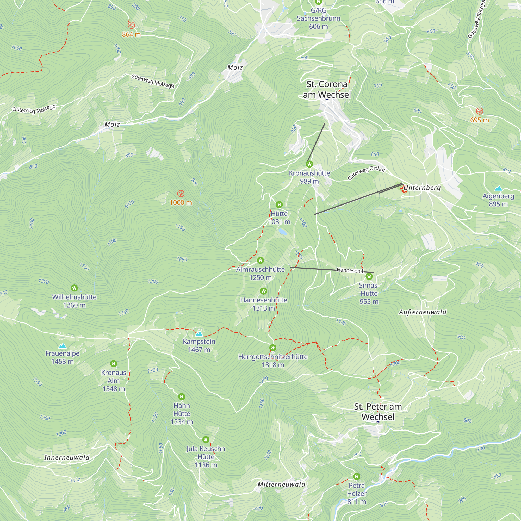 Almrauschhütte map
