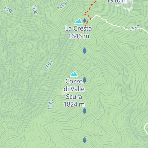 Map of Cozzo di Valle Scura
