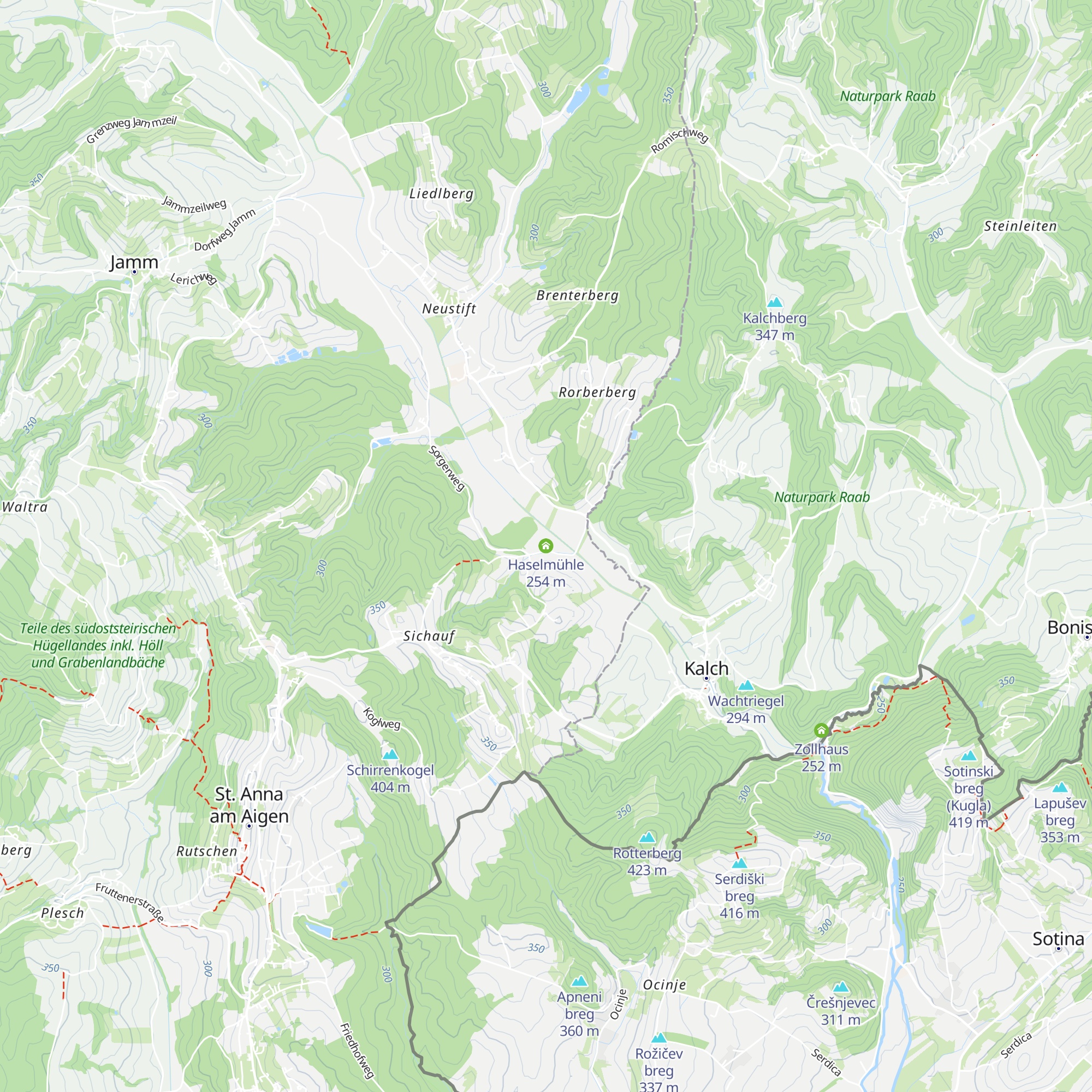 Haselmühle map