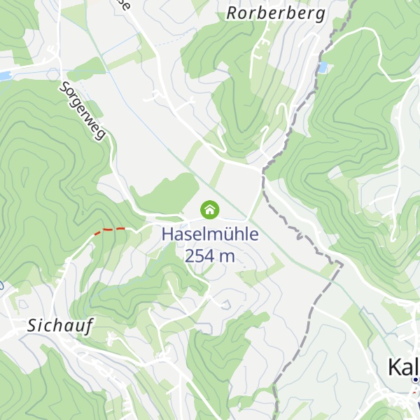 Map of Haselmühle