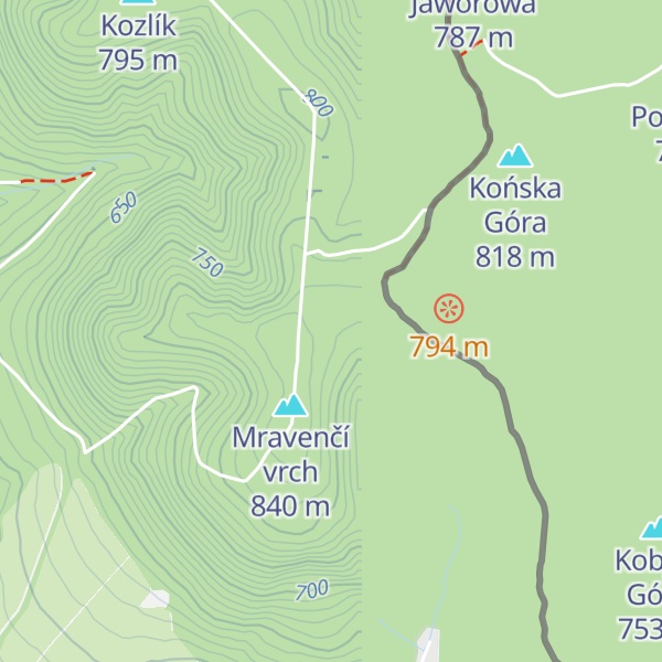 Map of Mrowiniec