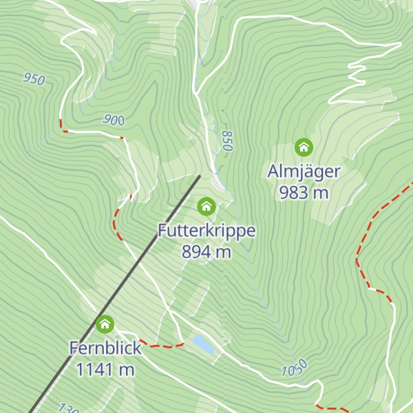 Map of Futterkrippe