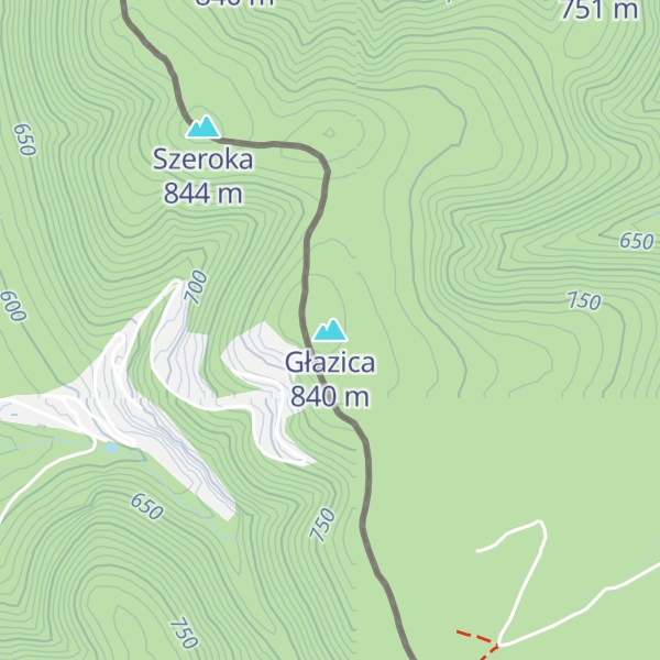 Map of Głazica