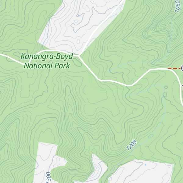 Map of Mount Edwards