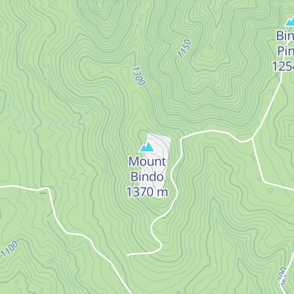 Map of Mount Bindo