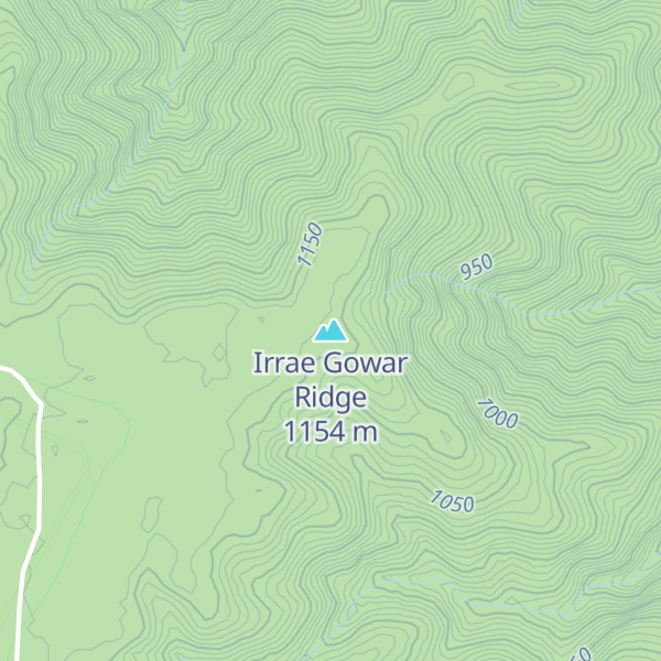 Map of Irrae Gowar Ridge