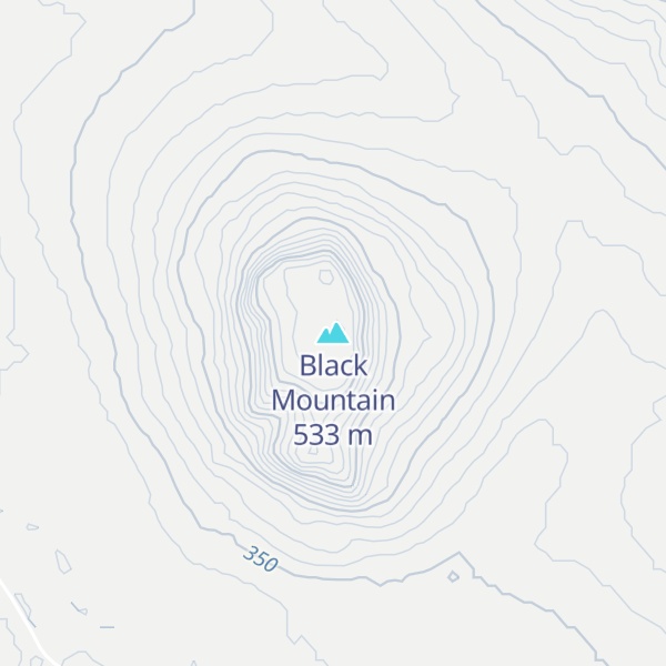Map of Black Mountain