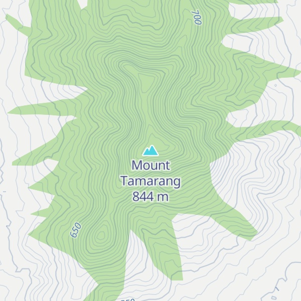 Map of Mount Tamarang