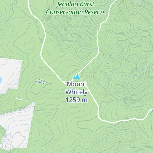 Map of Mount Whitely