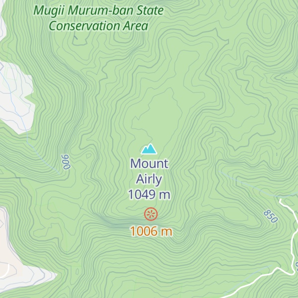 Map of Mount Airly