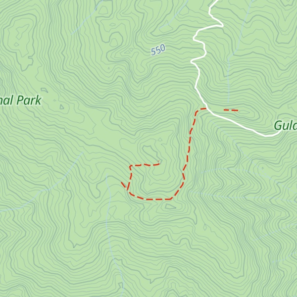 Map of Mount Dromedary / Gulaga