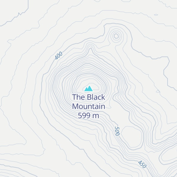 Map of The Black Mountain