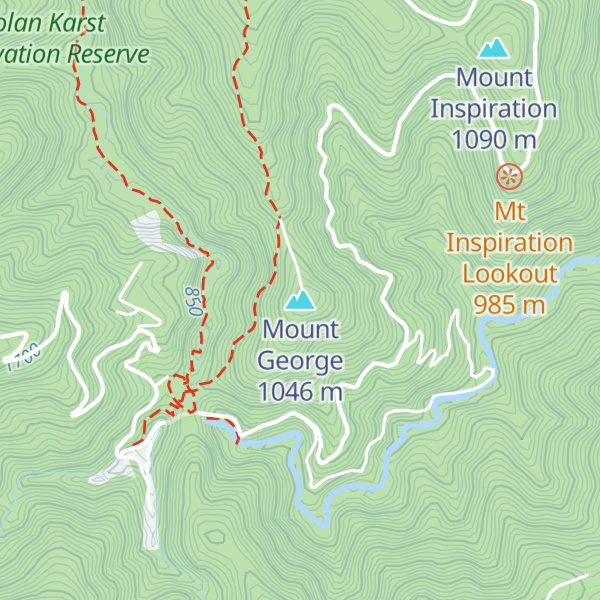 Map of Mount George