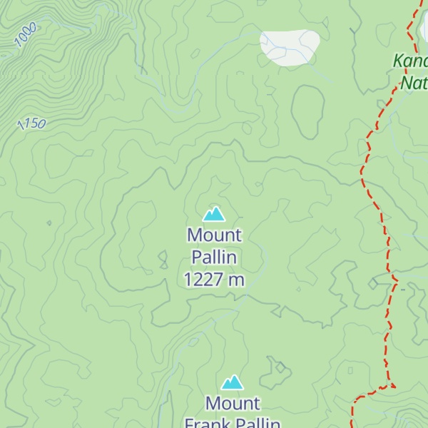 Map of Mount Pallin
