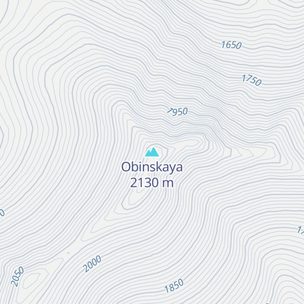 Map of Obinskaya