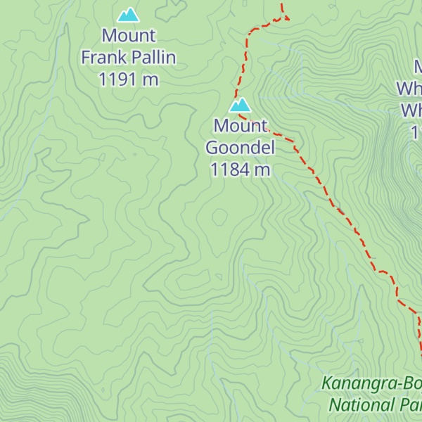 Map of Mount Misery