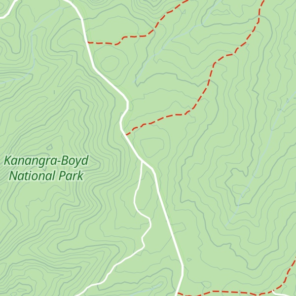Map of Mount Dunn