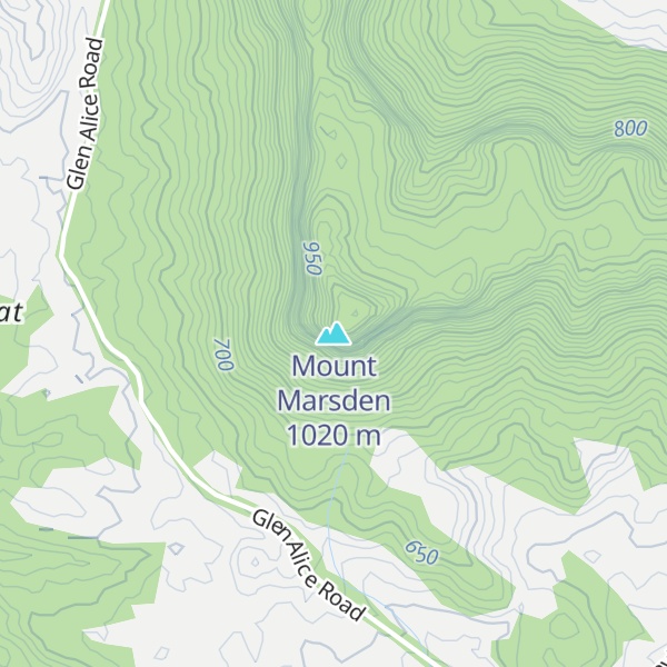 Map of Mount Marsden