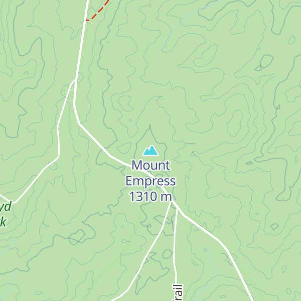 Map of Mount Empress