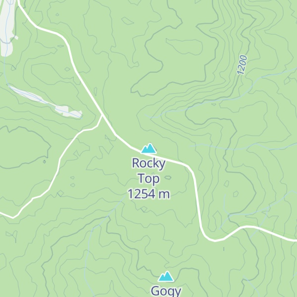 Map of Rocky Top