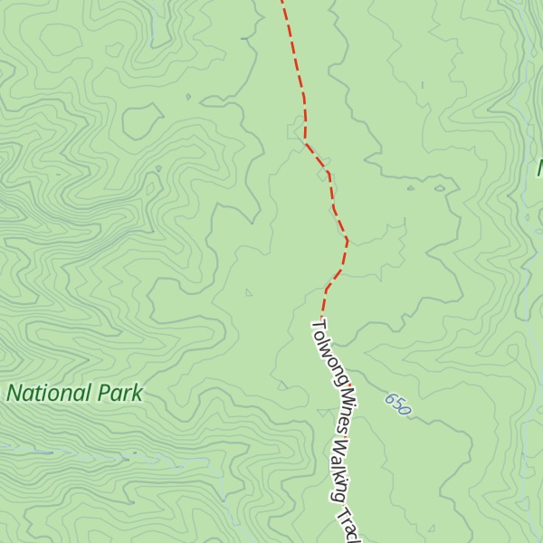 Map of Tryers Ridge