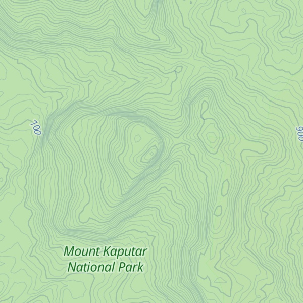 Map of Gins Mountain