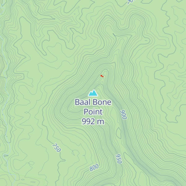 Map of Baal Bone Point