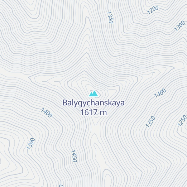 Map of Balygychanskaya