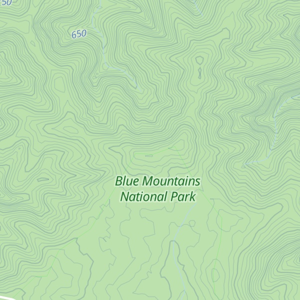 Map of Hub Mountain