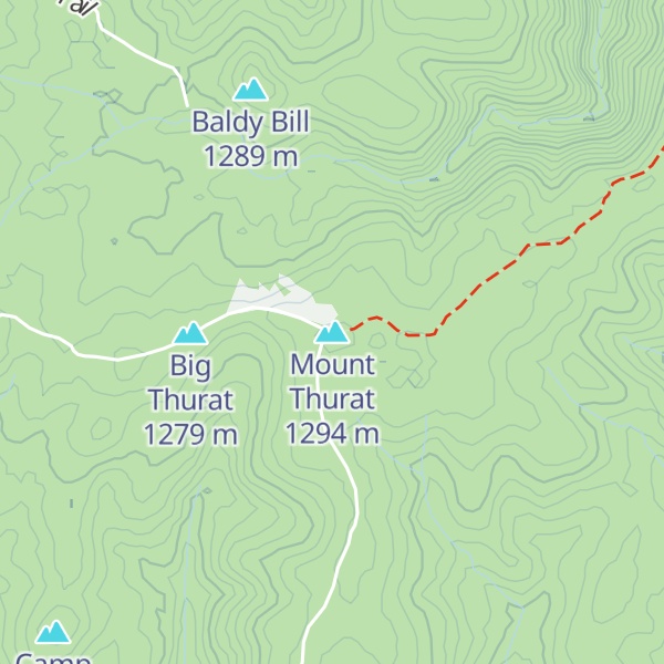 Map of Mount Thurat