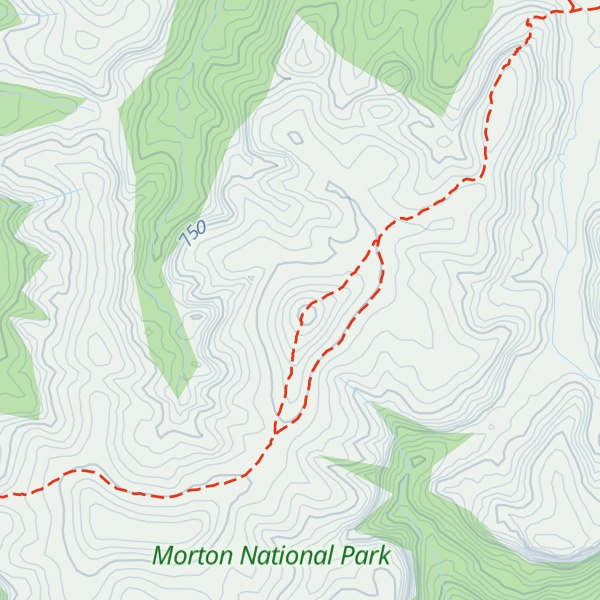 Map of Corang Peak
