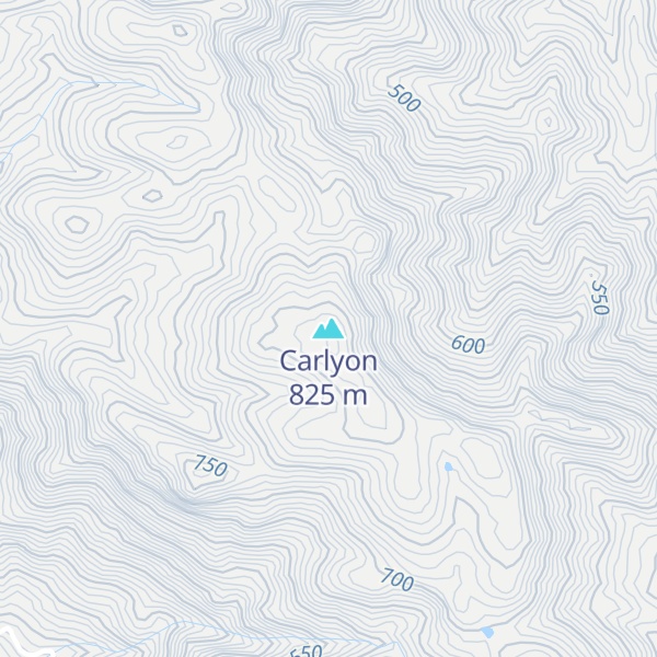 Map of Carlyon