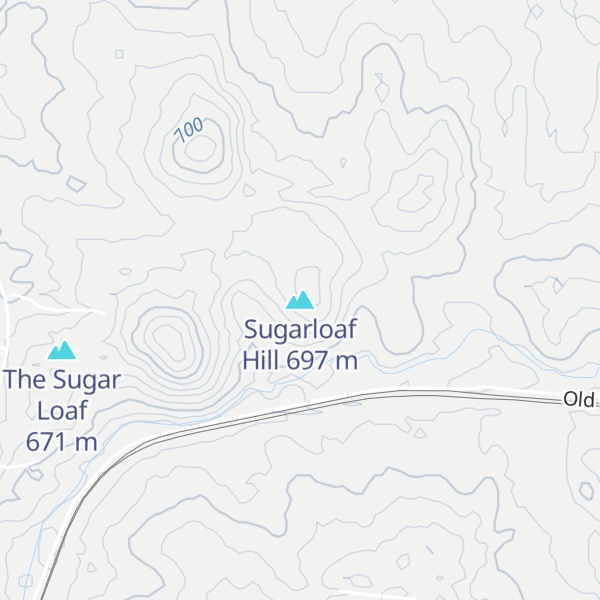 Map of Sugarloaf Hill