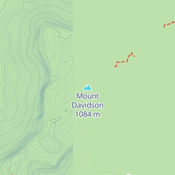 Map of Mount Davidson