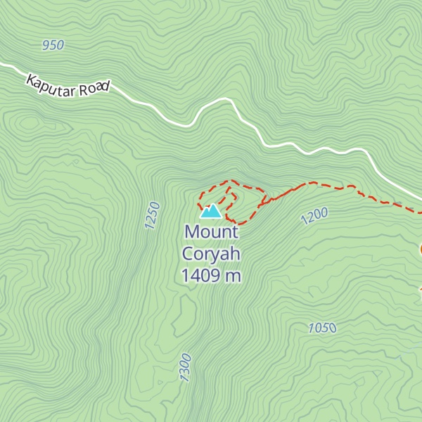 Map of Mount Coryah