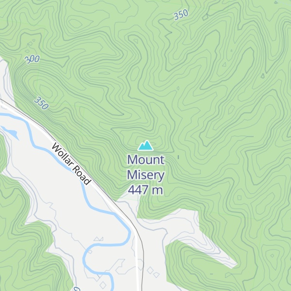 Map of Mount Misery
