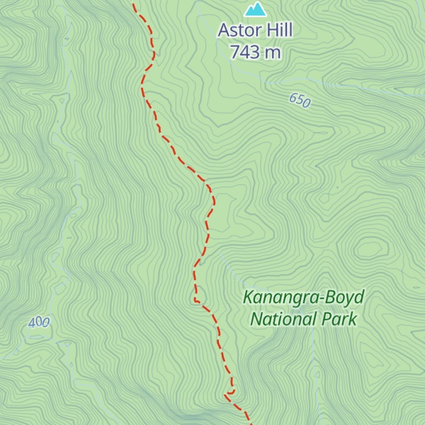 Map of Bullhead Mountain