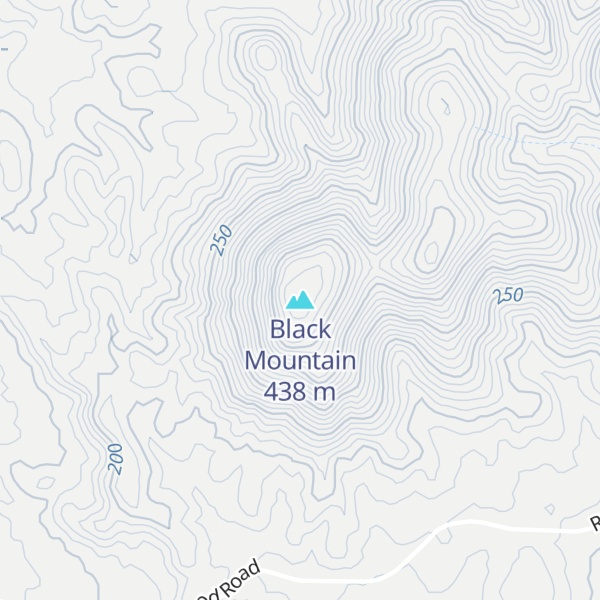 Map of Black Mountain