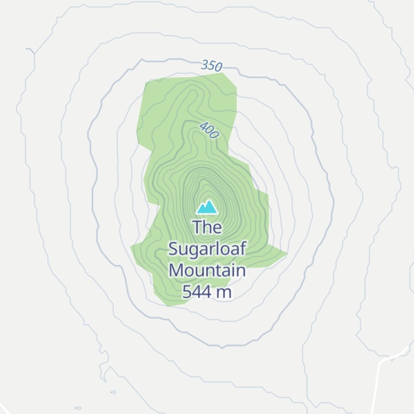 Map of The Sugarloaf Mountain